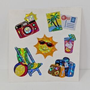 Sandylion Stickers Vacation Beach Camera Vintage